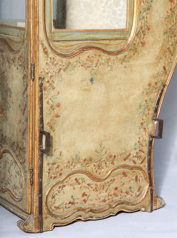 18th Century and Earlier 18th C. Venetian Sedan Chair from the Estate of Tiziani