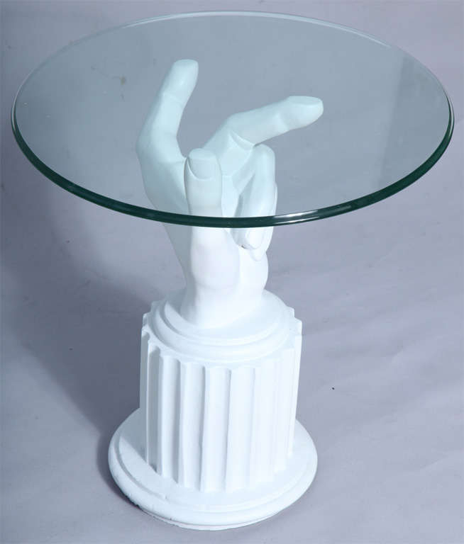 Italian Hand Accent Table