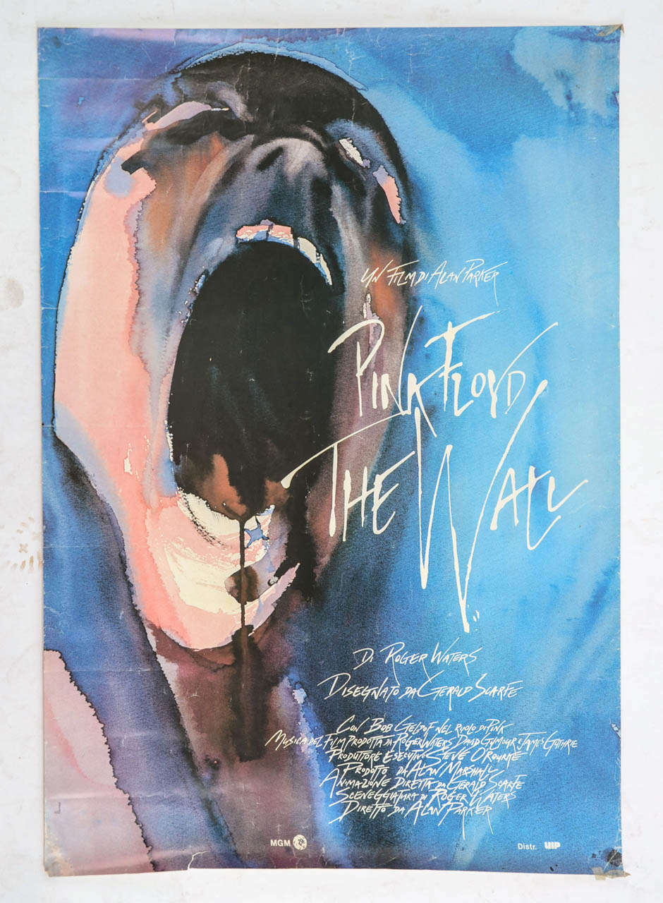 This is an original poster of the 1982 film 'The Wall' by Pink Floyd.

Director Alan Parker
Design Gerald Scarfe and Roger Waters