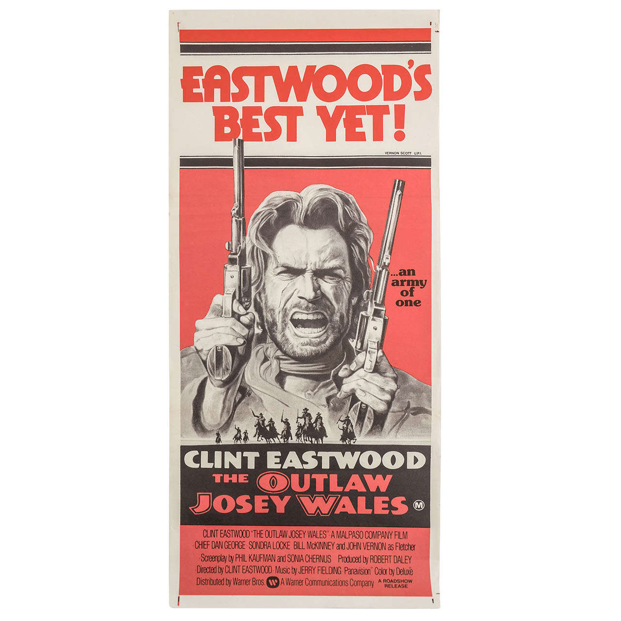Original Film Poster 'the Outlaw Josey Wales' (Australian)