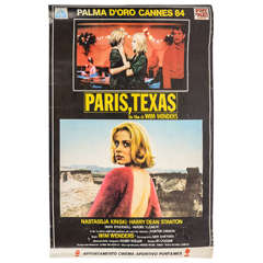 Original Film Poster For 'paris Texas' (italian)