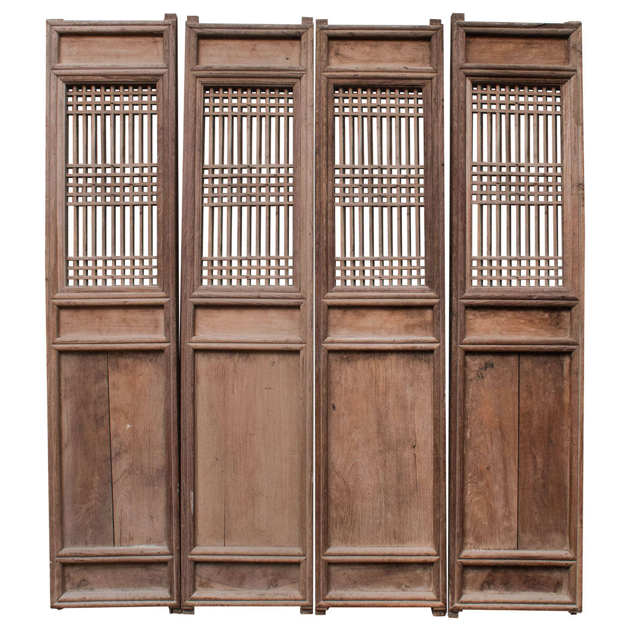 Set of Four Chinese Door Panels