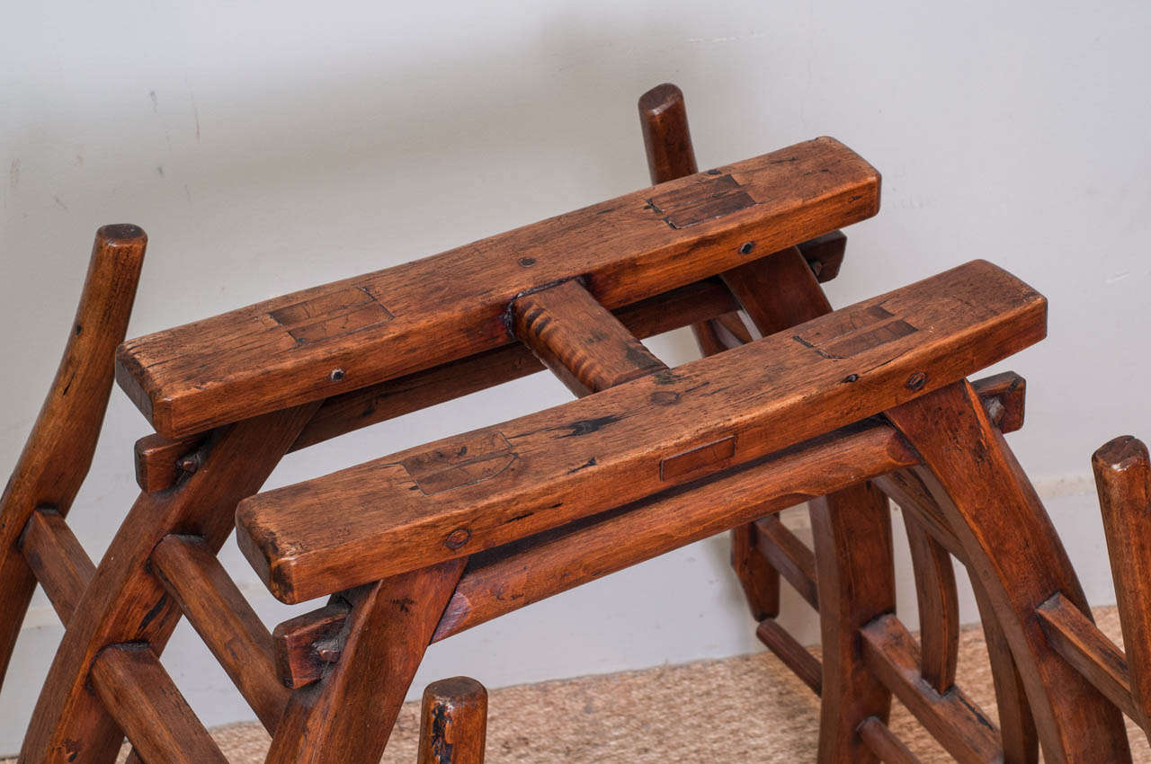 19th Century Ox Harness Unique Table Base For Sale At 1stdibs