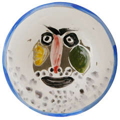 Face No. 203 (A.R. 496) Plate by Pablo Picasso