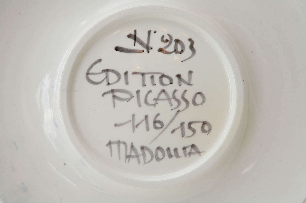 Assiette Face n° 203 (A.R. 496) de Pablo Picasso 2