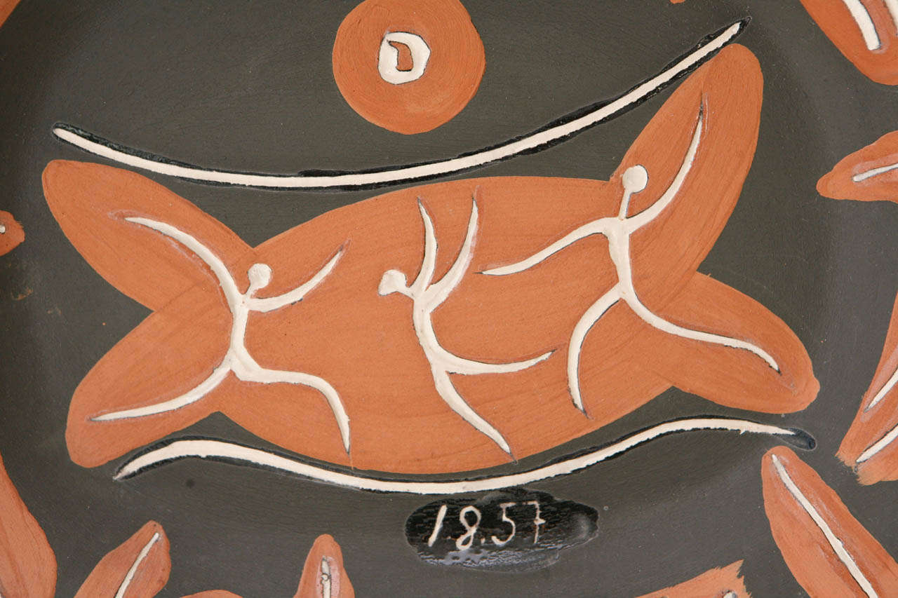 French Dancing (A.R. 400) Platter by Pablo Picasso