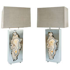 Pair of Special Edition "Pedra" Table Lamps, Dragonette Private Label