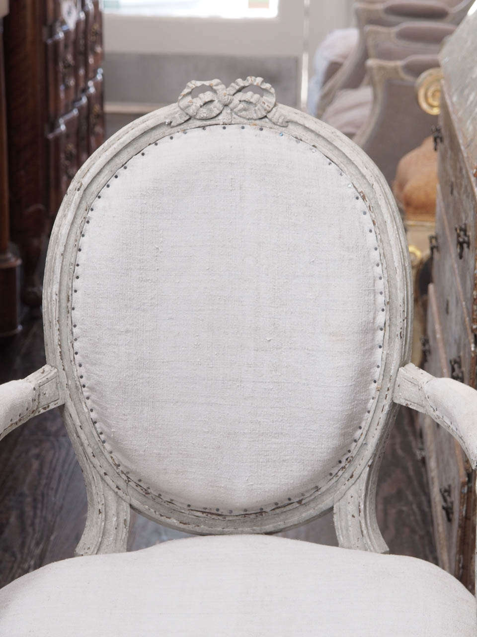 Wood Pair Of French 19th Century Armchairs For Sale