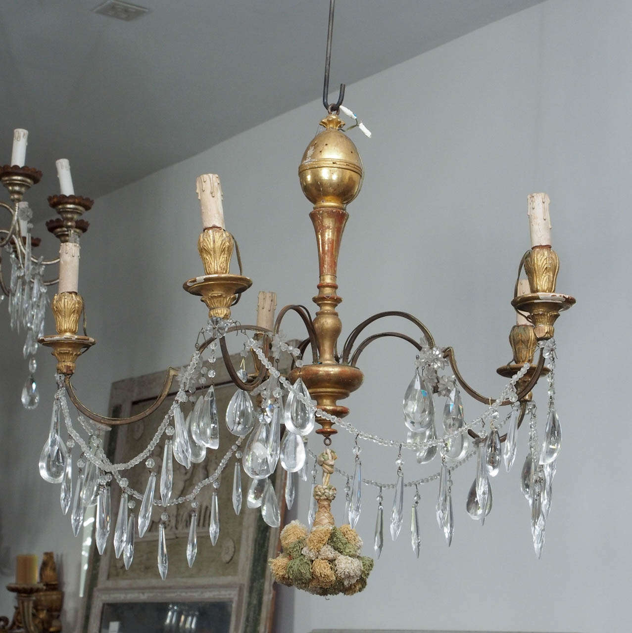 Gilded Italian Chandelier