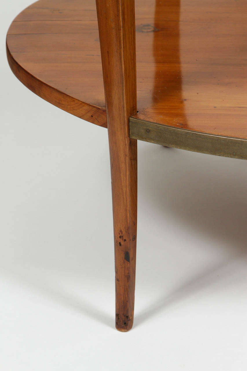 Oval Bouillotte Table In Good Condition For Sale In Los Angeles, CA