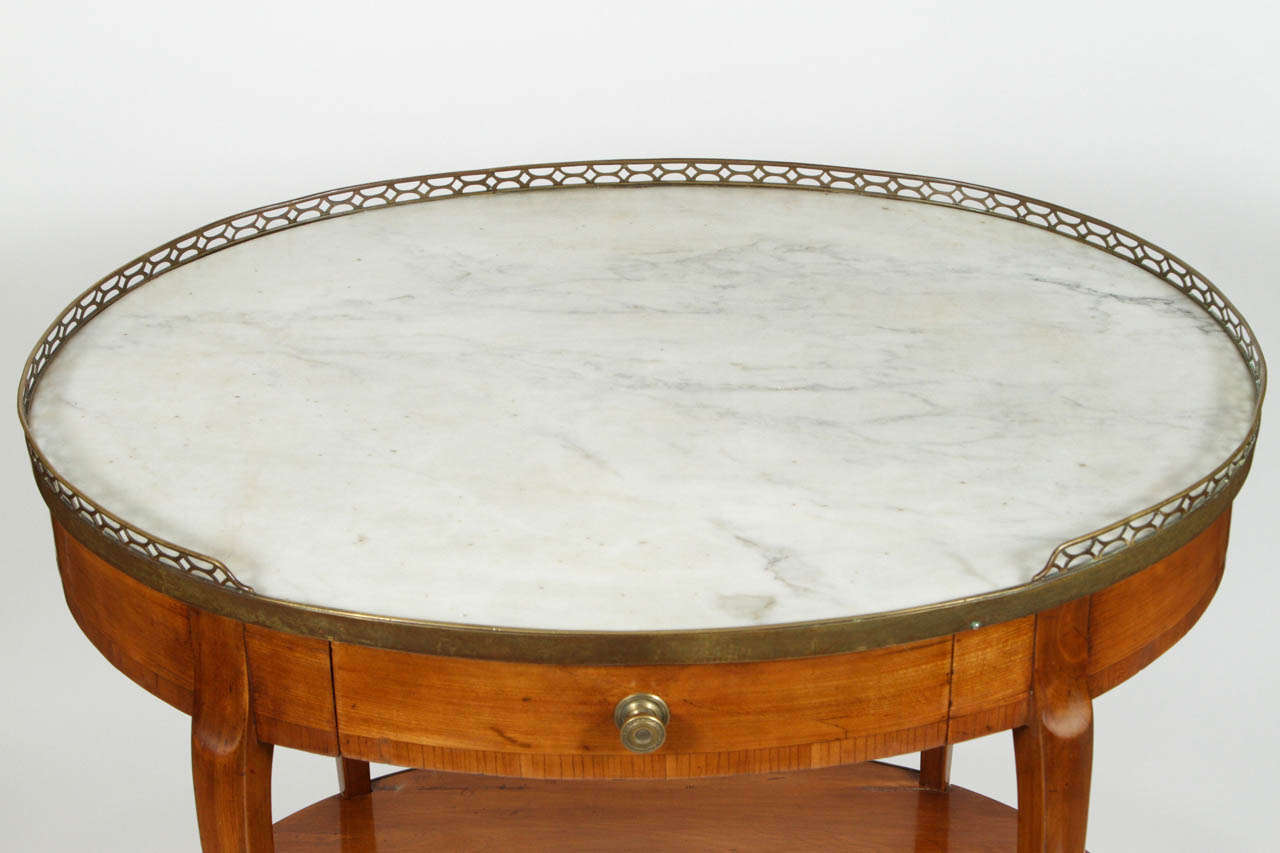 Oval Bouillotte Table For Sale 2