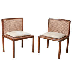 Caned Chairs Designed by Noted Architect Phillip Enfield