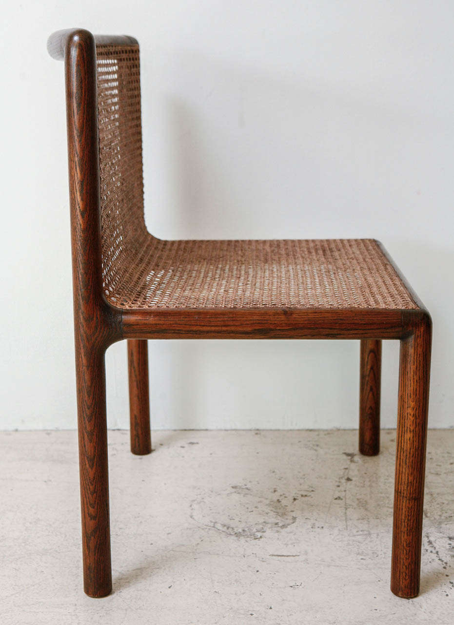 Caned Chairs Designed by Noted Architect Phillip Enfield 1