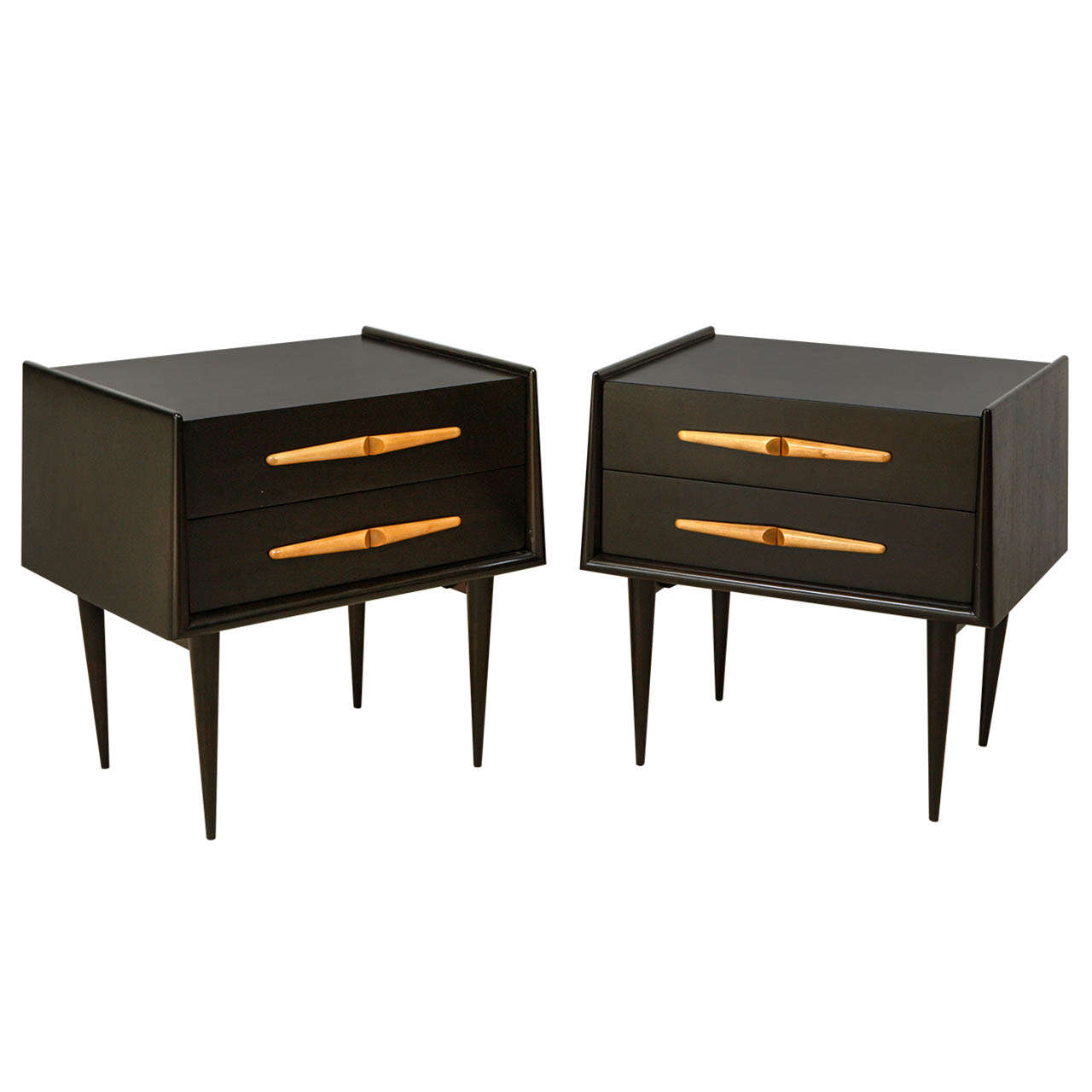Pair of Nightstands by Edmund Spence