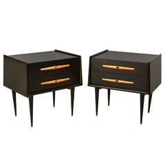 Pair of Nightstands by Edmund Spence