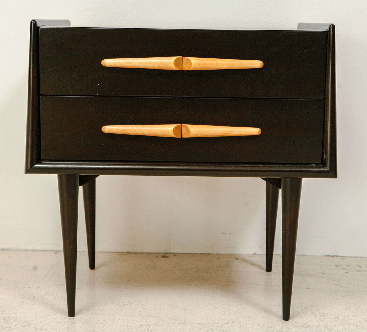 Mid-20th Century Pair of Nightstands by Edmund Spence