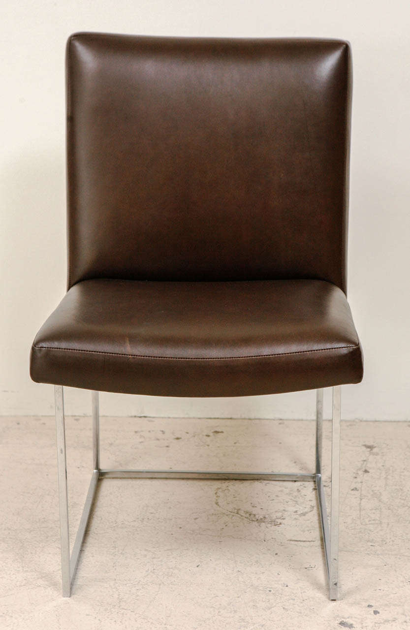 Set of 6 Milo Baughman Dining Chairs for Thayer Coggin In Excellent Condition In Los Angeles, CA