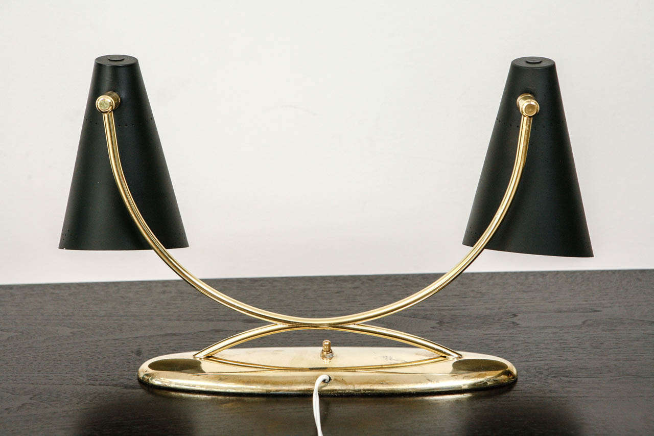 Vintage Double Arm Desk Lamp by Lightolier 4