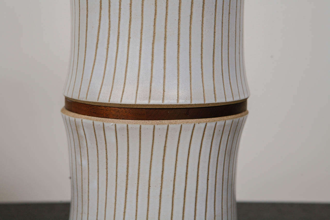 Mid-20th Century Ceramic Table Lamp by Gordon Martz for Marshalls Studio