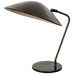 Black Desk Lamp by Gerald Thurston for Lightolier