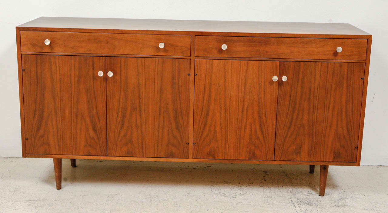 Walnut Cabinet By Milo Baughman for Glenn of CA