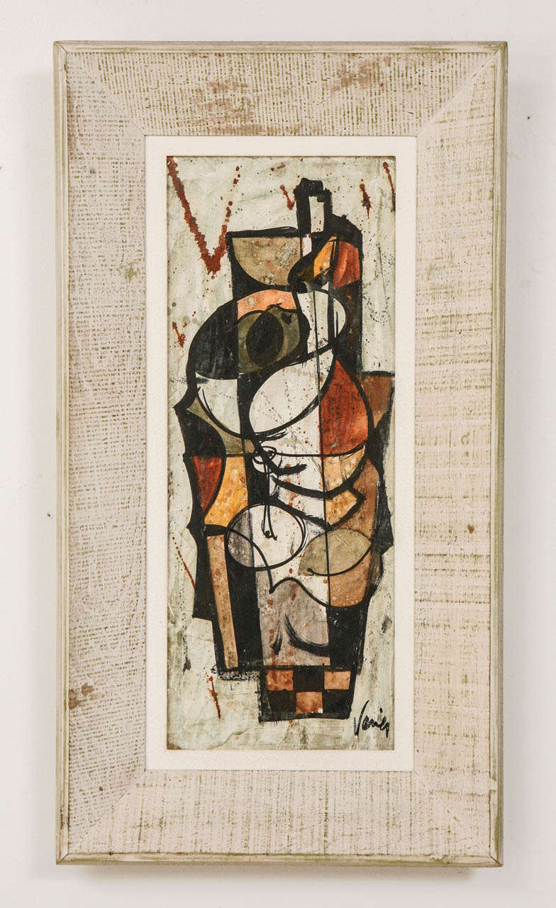 Abstract Painting by French painter Charles Levier