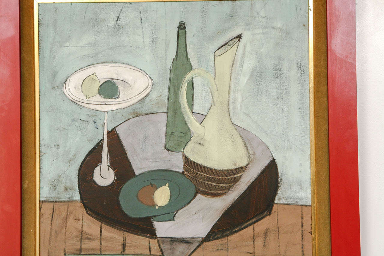 Abstract still life by noted French painter Jean de Narbonne 1