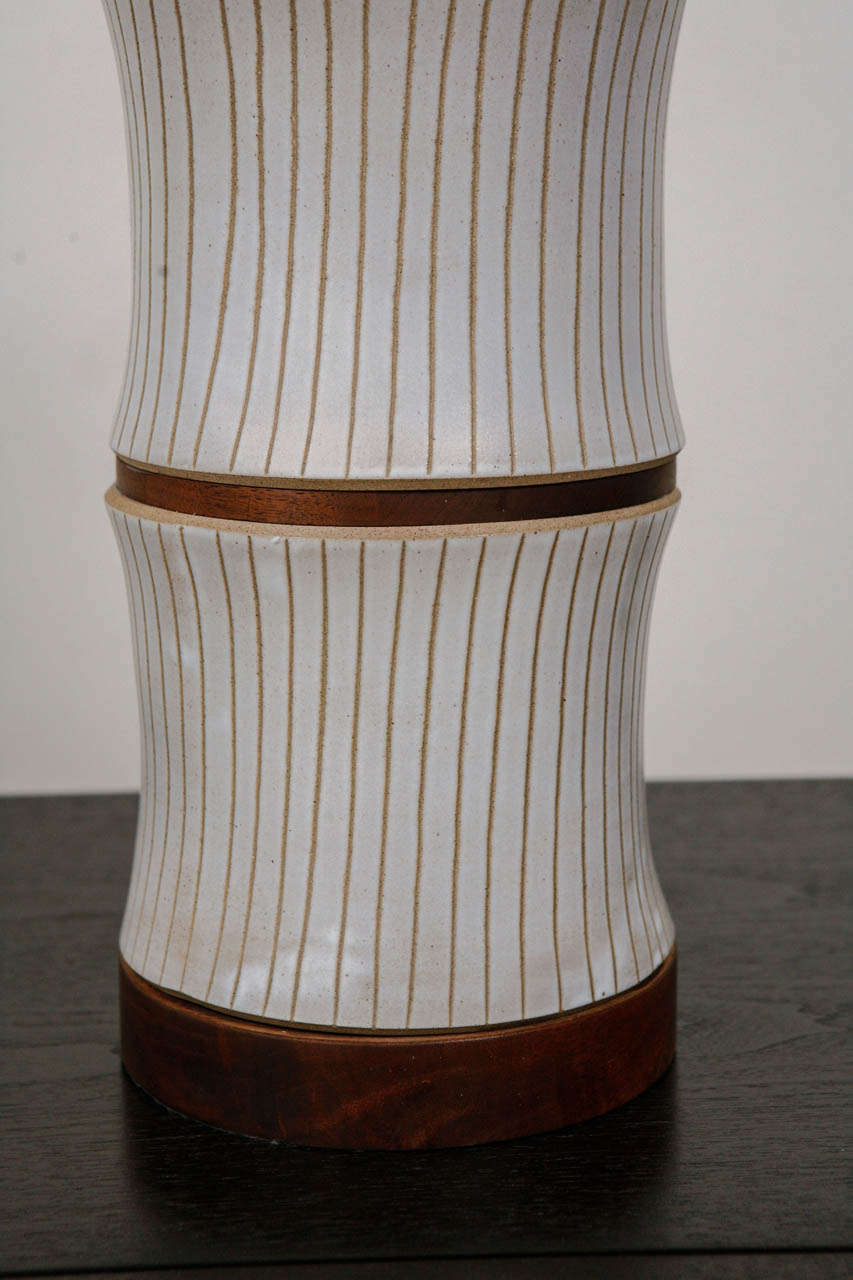 Ceramic Table Lamp by Gordon Martz for Marshalls Studio at 1stdibs
