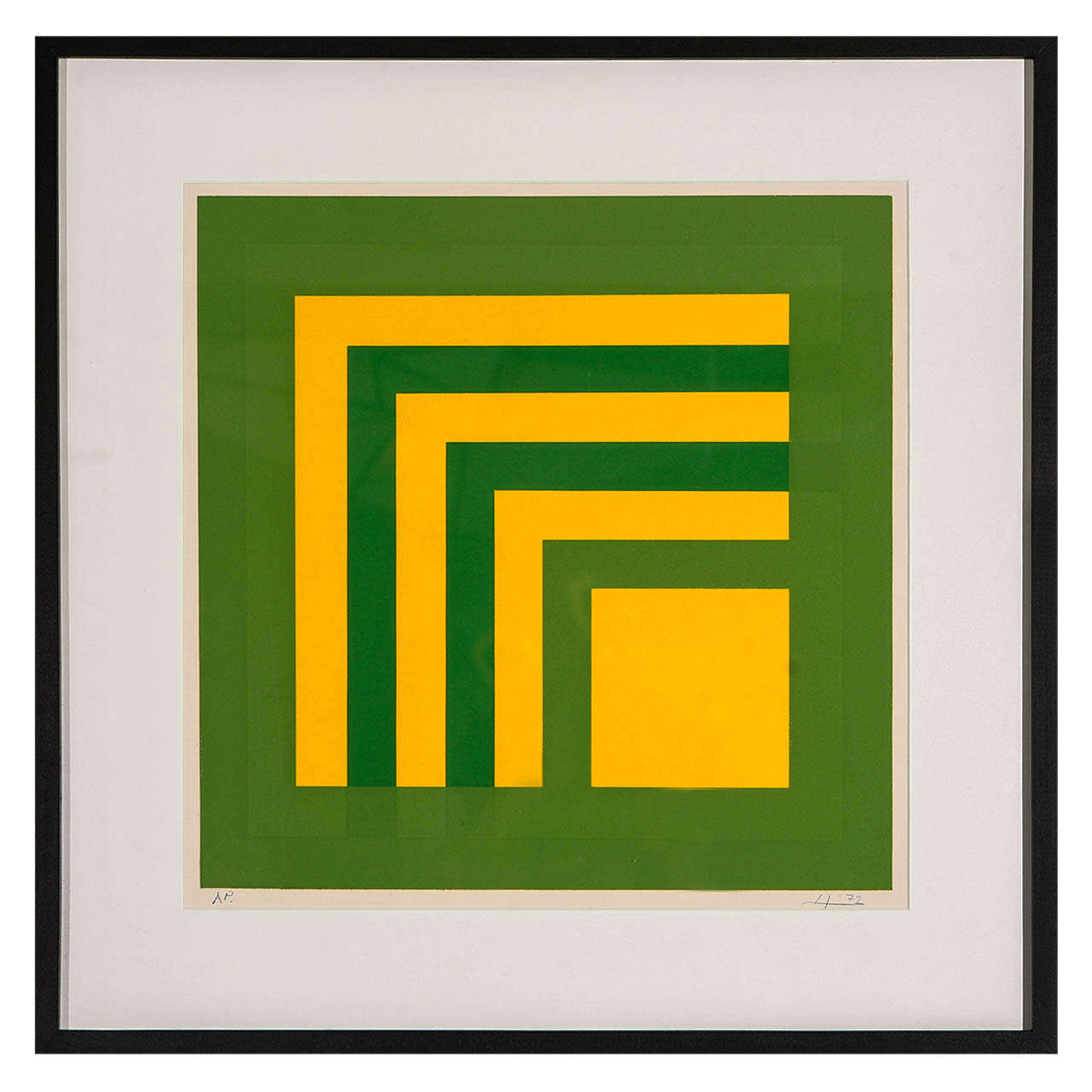Josef Albers Silk Screen Artist's Proof at 1stdibs