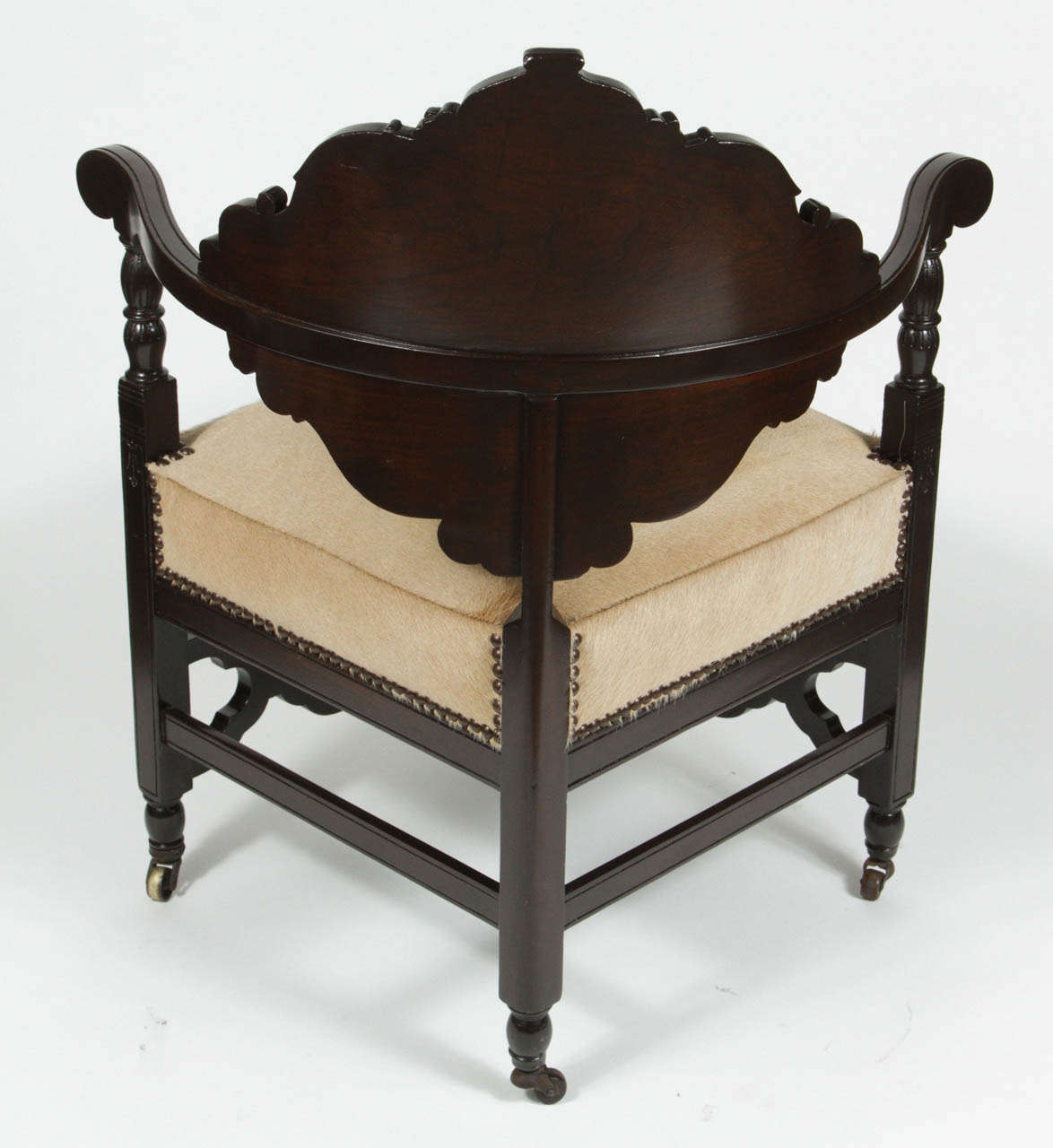 Antique Carved Corner Chair 4
