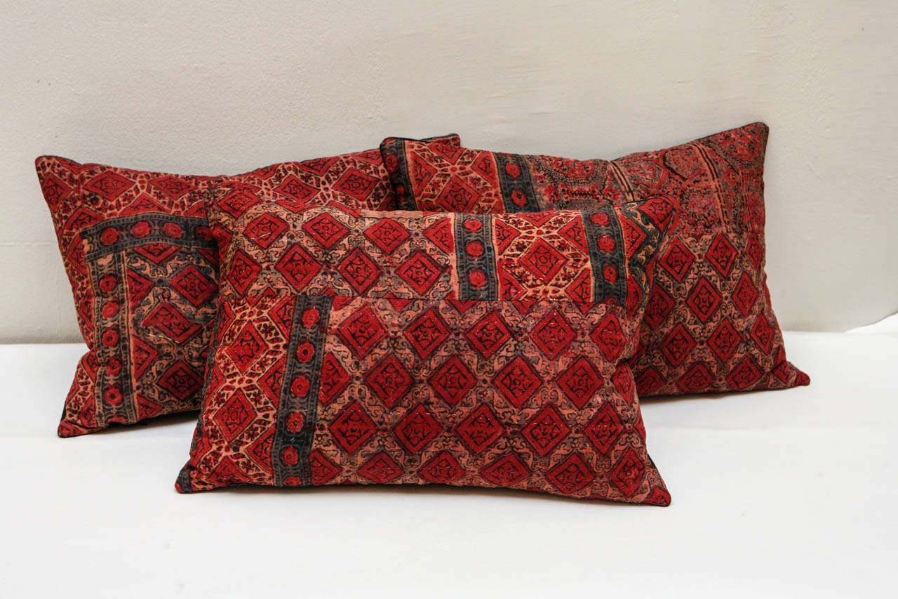Vintage Indian Blockprint Pillows