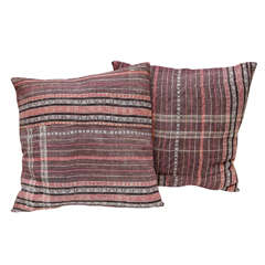 Vintage Indian Kantha Quilt Pillow