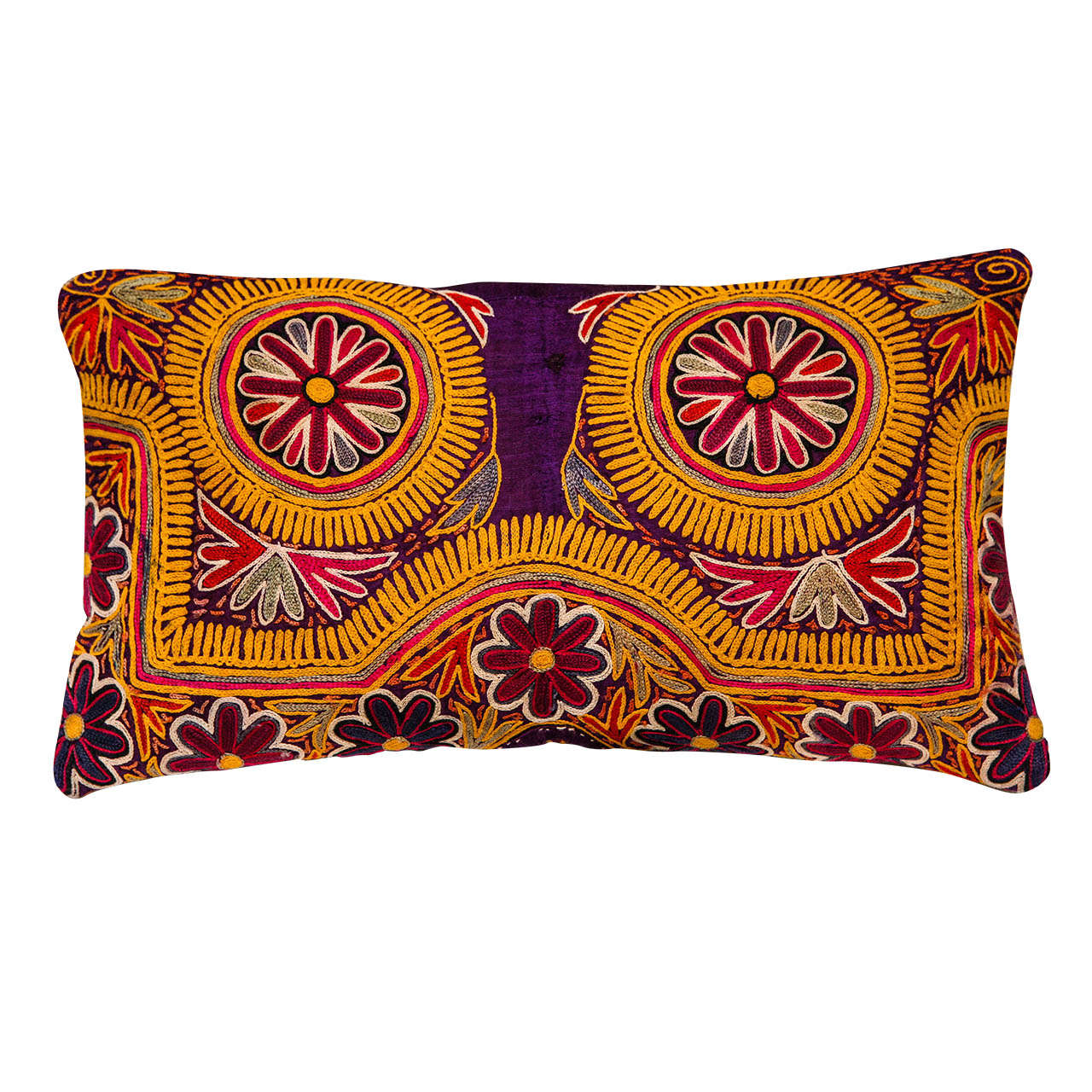 Silk Embroidered Indian Choli Pillow