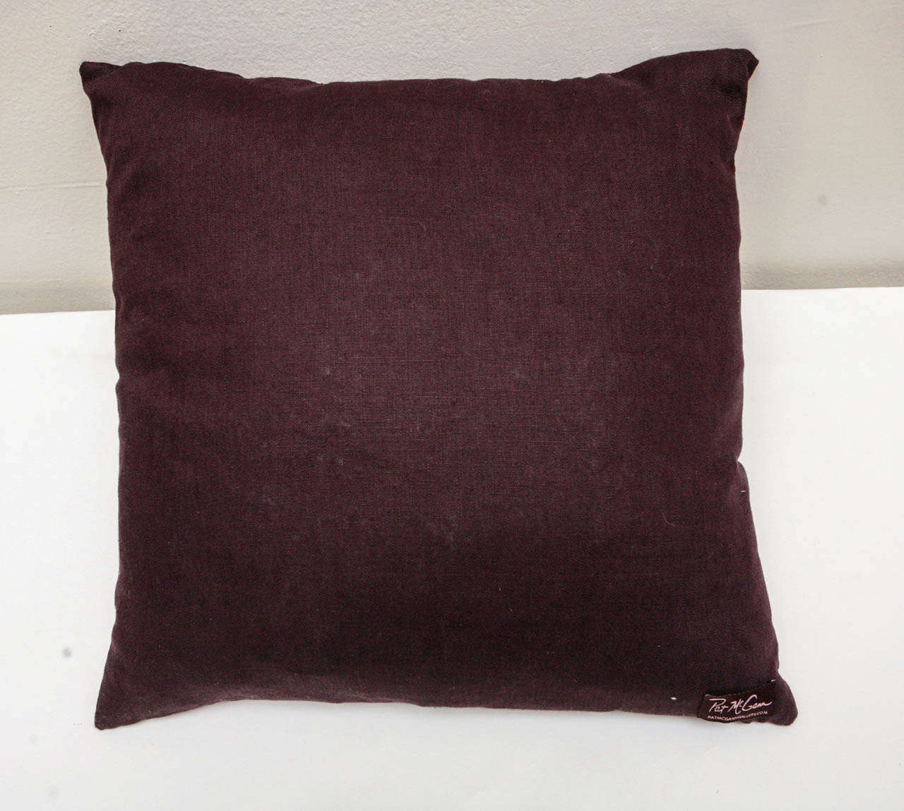 Indian Raspberry Block Print Pillows 1