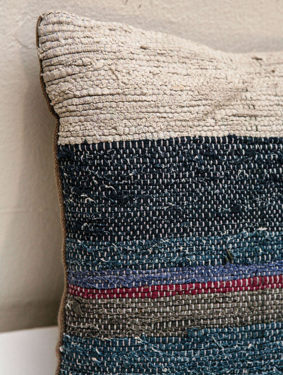 Cotton Hmong Rag Rug Pillows