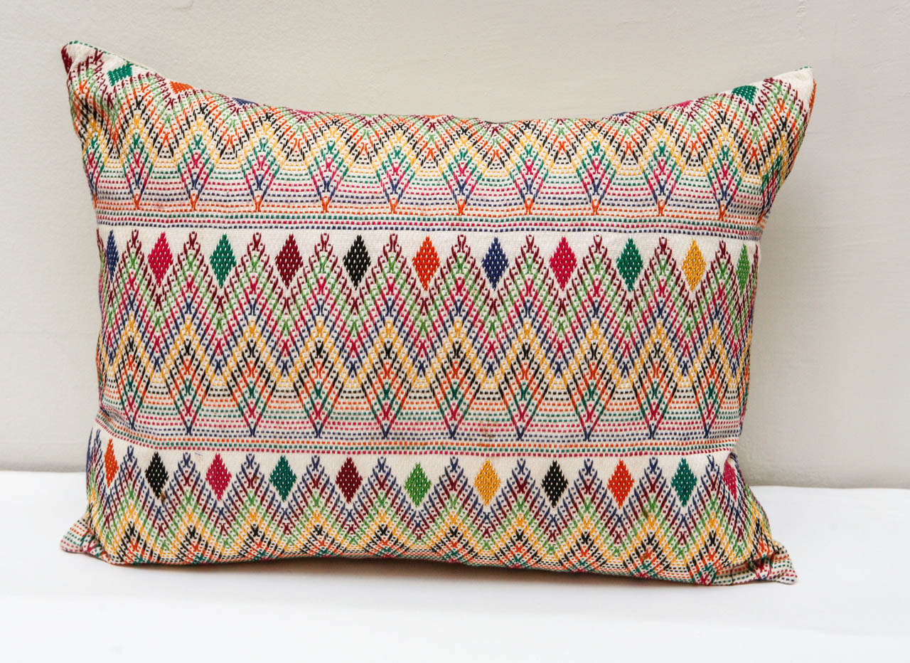 Gujarati Indian Needlework Pillows at 1stdibs