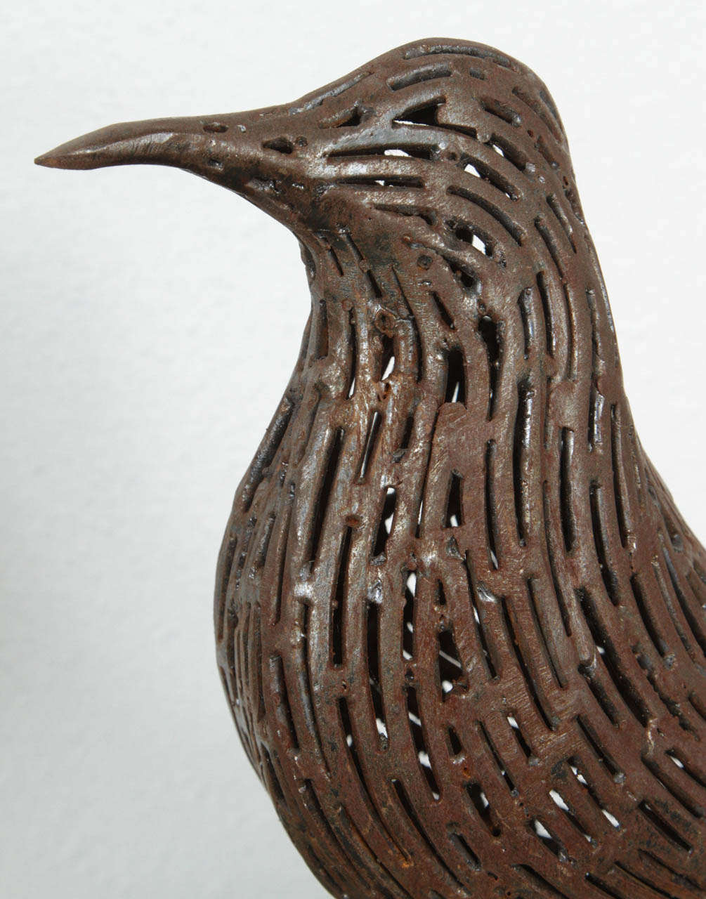 Pair of Metal Sculpture Shorebirds For Sale 1