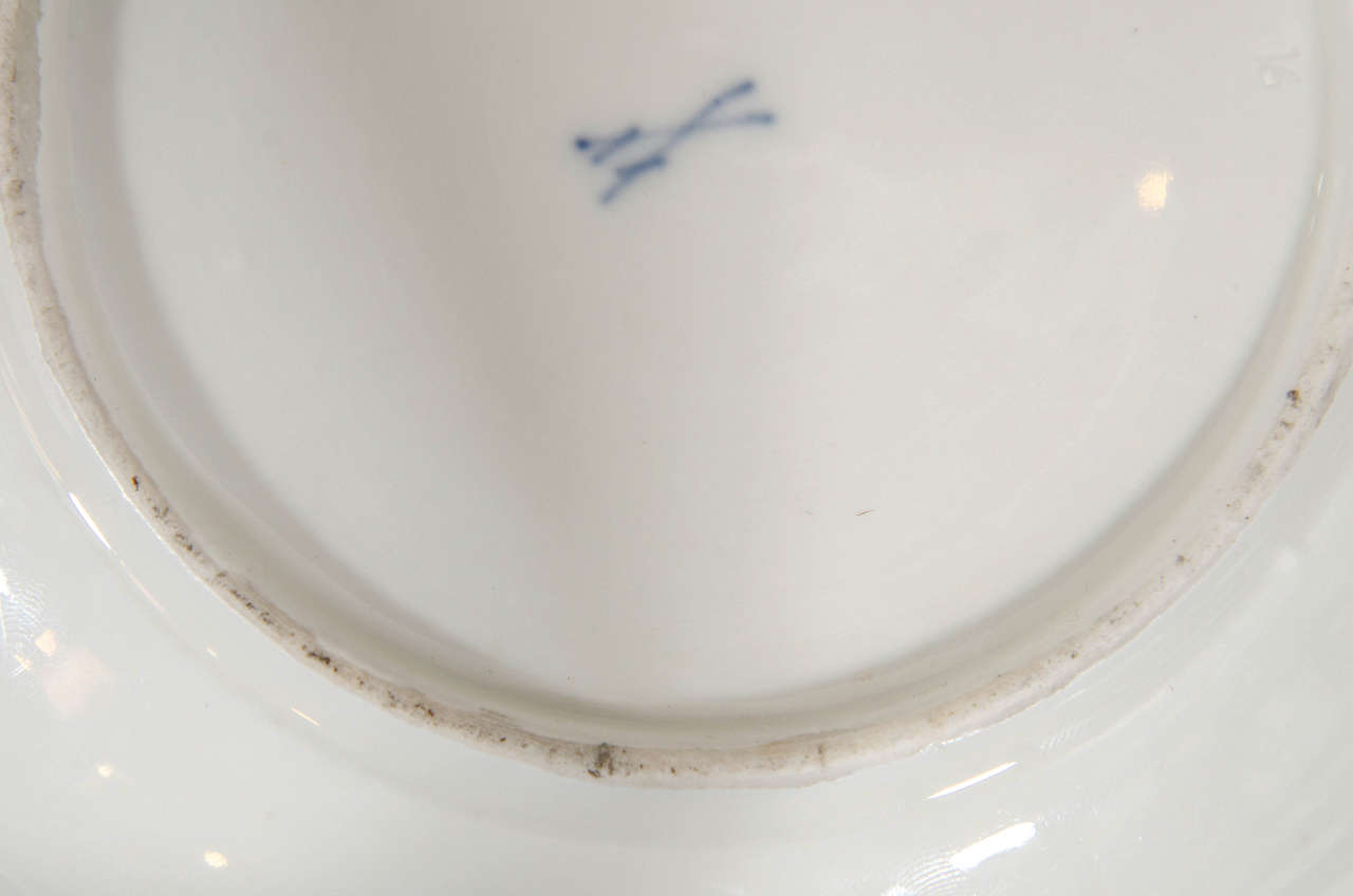 Porcelain Antique Meissen Dishes (Meissen Deutsche Blumen)