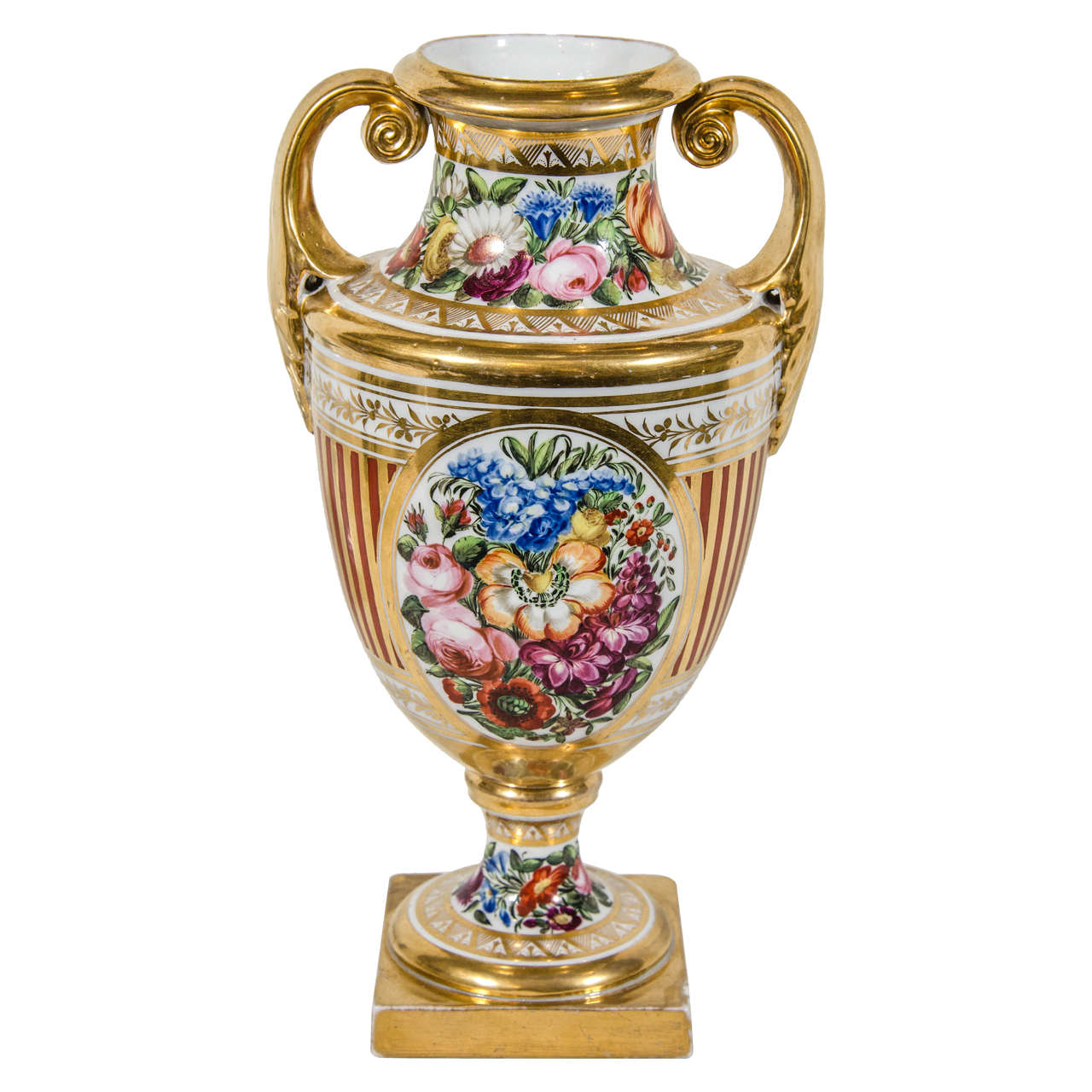 Antique Porcelain Mantle Vase Regency Period at 1stdibs