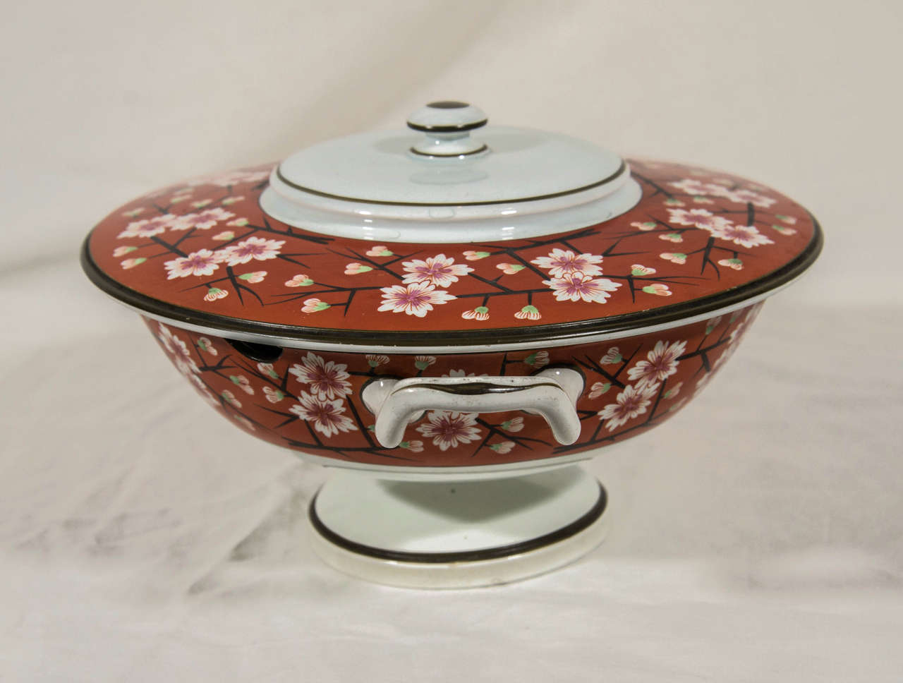 Pair of Wedgwood Tureens "Cherry Blossom" Pattern at 1stDibs vera