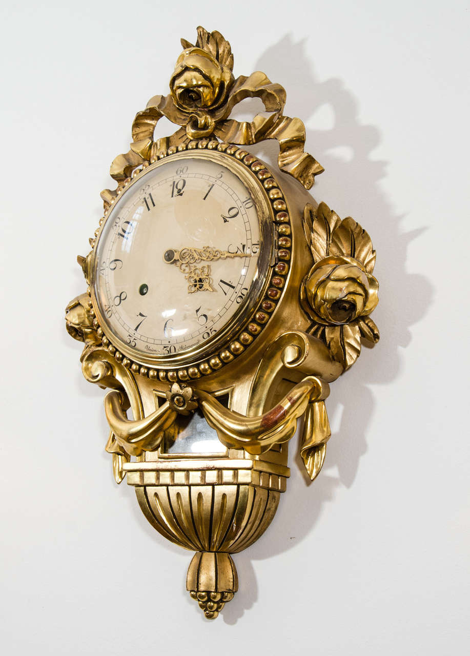 Gustavian Revival Wall Clock