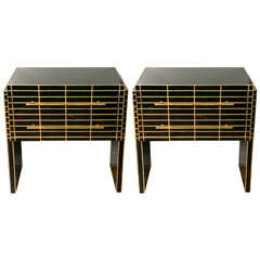 Glamorous Pair of Italian Commodes