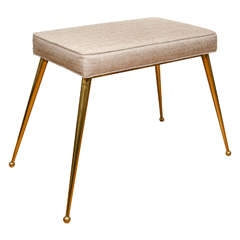 Rectangular Splayed Leg Bench 7