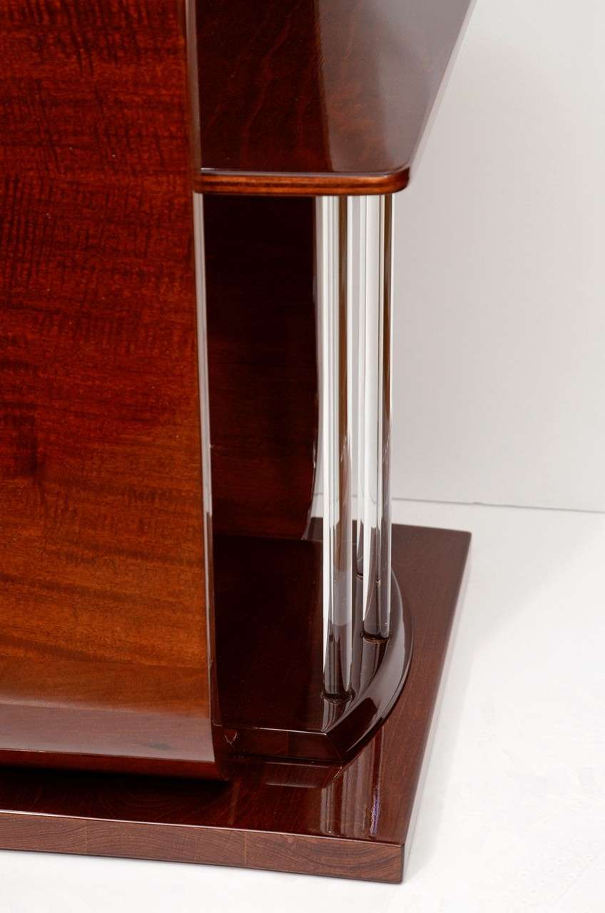 Table simple lampe carrée Art Déco en vente 1