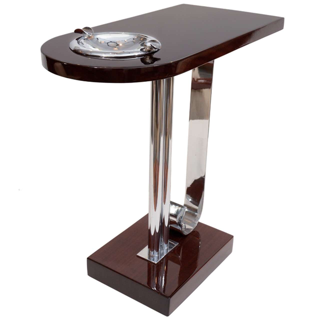 Art Deco Ashtray Side Table at 1stDibs ashtray table, ash tray table