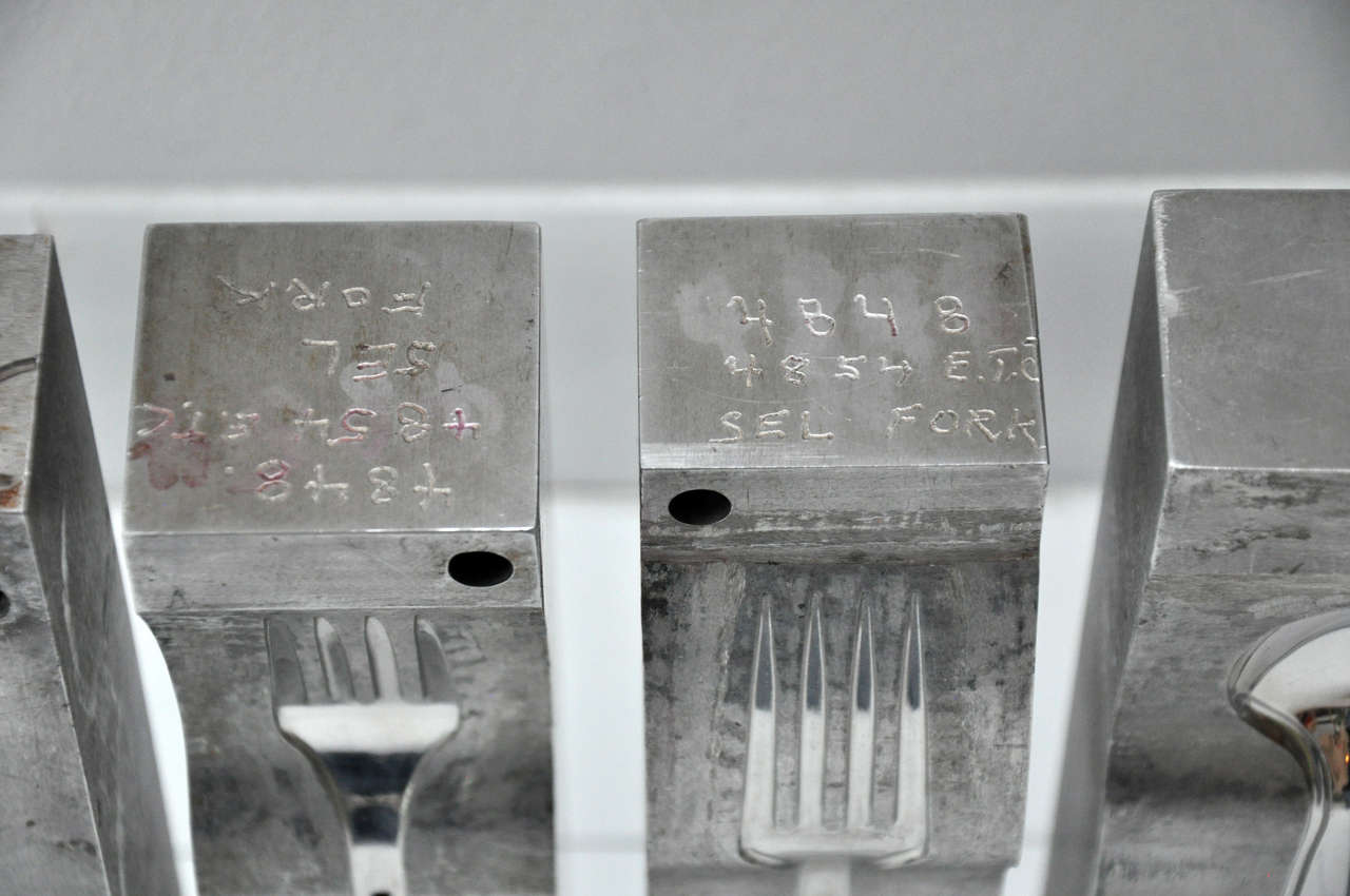 Vintage Fork Molds In Good Condition In Phoenix, AZ