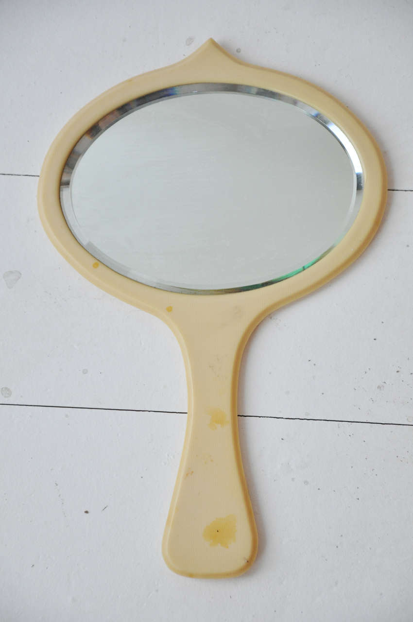 Set of 6 Vintage Hand Mirrors For Sale at 1stDibs