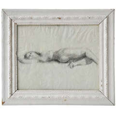 Framed Nude Sketch