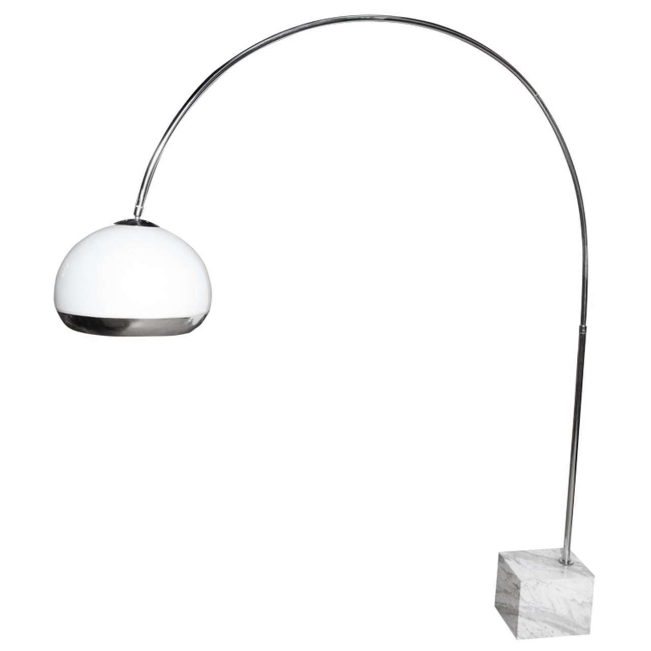 Harvey Guzzini for Laurel Lighting Co. Arc Floor Lamp at 1stDibs