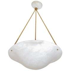 Antique An Alabaster Pendant